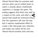Murali Instagram – Minnal Murali review by @thenewsminute
Minnal Murali streaming on @netflix_in ⚡️