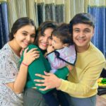 Muskan Bamne Instagram - Happiest Birthday @bamnesimran @krishbamne ❤️❤️❤️❤️❤️ You will always be the miracle that makes my life complete 🪄✨💫 iloveyouuuu so muchhhhh ❤️🫂🌍 #chachukachuha