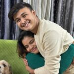 Muskan Bamne Instagram - Happiest Birthday @bamnesimran @krishbamne ❤️❤️❤️❤️❤️ You will always be the miracle that makes my life complete 🪄✨💫 iloveyouuuu so muchhhhh ❤️🫂🌍 #chachukachuha