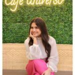 Naina Ganguly Instagram - Smile, Sparkle & Shine! 🌸🌼 Makeup & Hair : @baban.islam.54 Styling by : @style_by_madhab Location Courtesy : @cafe__universo . . . . . . . . . . . . . . . #smile #smilealways #smilemore #smilechallenge #smileandshine #picoftheday #photooftheday #lookoftheday #bestoftheday #tollywood #tollywoodactress #nainaganguly