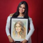 Naina Ganguly Instagram – Some gifts are big. Others are small. But the ones that come from the heart are the best gifts of all. Thank you Raj for this beautiful portrait. ❤️😍
.
.
.
.
.
.
.
.
.
.
.
.
.
.
.
#igaddict #igfashion #igpost #iggood #igdaily #igers #instagood #instapost #instafashion #instadaily #picoftheday #photooftheday #portrait #gift #ootd #ootdfashion #tollywood #tollywoodactress #nainaganguly