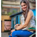 Naina Ganguly Instagram - Adventures are just a rickshaw ride away! 🩵🫶 . . . . . . . . . . . . . . . . . . #igaddict #iggood #igdaily #igfashion #igpost #instapost #instafashion #instalike #instagram #ootd #ootdfashion #picoftheday #photooftheday #rickshaw #rickshawride #kolkata #streetofkolkata #northkolkata #calcutta #calcuttadiaries #naturelovers #actress #actorslife #nainaganguly