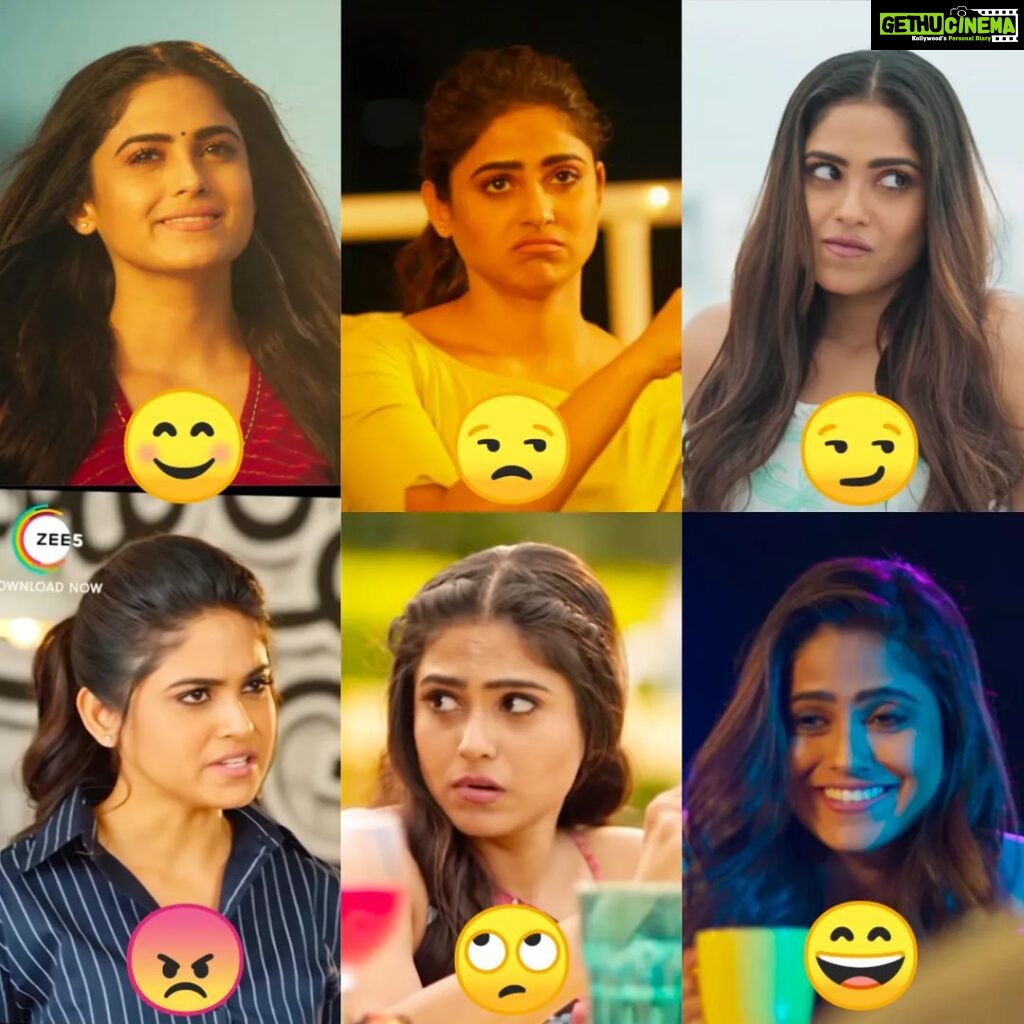Naina Ganguly Instagram - Mood swings of #Pavithra. 😄😏🙄😠😒😊 Which one is your favourite emoji? #MalliModalaindi is now exclusively streaming on @zee5telugu . . . . . . . . . . . . . . #emoji #emojichallenge #emojis #emojiface #emojiedits #igersindia #igpost #igindia #igdaily #igers #insta #instagood #instapost #instagram #picoftheday #photooftheday #potd #tollywood #tollywoodhotactress #nainaganguly