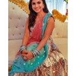 Naina Ganguly Instagram - Nothing can beat the traditional Indian Wear! 💙 Wedding Day -1 👗 @abhistylez . . . . . . . . . . . . . . . . . . #igaddict #igersindia #igdaily #igfashion #traditional #traditionalwear #ghagra #lehenga #weddingseason #weddingdress #lehenga #lehengacholi #ootd #ootdfashion #photo #photooftheday #potd #lookoftheday #bestoftheday #like4likes #likesforlike #liker #follower #followforfollowback #followersinstagram #tollywood #bollywood #tollywoodactress #nainaganguly