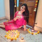 Naina Ganguly Instagram - Lighting up hearts, one diya at a time.🪔 Diwali vibes all around. Sparkle ✨️ . . . . . . . . . . . . . . . . . . #diwali #diwali2023 #diwaliwishes #deepavali #diya #lights #festival #festivalvibes #festivalfashion #festivaloutfit #traditional #traditionalwear #indianfestival #indiangirls #indianwomen #iggood #igpost #igdaily #ootd #ootdindia #ootdfashion #picoftheday #photooftheday #actress #nainaganguly