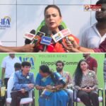 Namitha Instagram - Glimpse of CANVAX2023 @polimernews #worldrecord #explorepage #instagood #artistsoninstagram Chennai, India