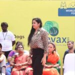 Namitha Instagram - It was a Great and Memorable experience for me to attend this 'Pawsome' event as Heaven for Animals was aiming to achieve a remarkable feat in the field of animal welfare. HFA, in collaboration with THRYVE DIGITAL was aiming to vaccinate 1111 dogs, which is a world record for the vaccination of community dogs and now they have Achieved it!! 👏👏 To achieve this milestone they organized an event called CANVAX 2023. This event, which took place on 8th October at 8 am, was a joint effort between HFA and Thryve. CANVAX 2023 aims to provide essential vaccinations to community dogs, ensuring their health and well-being. It was a great opportunity to witness the impact we can make, when we come together in support of our furry friends. I am always standing alongside HFA to support them. #wolfguard #animalovers #hfa #animalwelfare #worldrecord @m_v_chowdhary @heavenforanimalsngo
