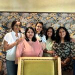 Namrata Shirodkar Instagram – Too much indulgence ♥️♥️ with my girl gang!! #HappyLunches #HappyUs

@vadlamudishilpa @sulakshana_19 @sunayanau