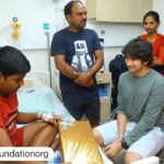 Namrata Shirodkar Instagram – So so proud of you my son!! ♥️

#Repost @mbfoundationorg 
・・・
One of @gautamghattamaneni’s many visits to @rainbowchildrenshospitals. MB Foundation has been working collaboratively with Rainbow Hospitals to give these little children a second chance at life. Gautam, an integral part of our foundation, often spends quality time post school with children in the oncology and cardio wards, making them feel happy in more ways than one while they heal. We thank you, GG, for bringing smiles to the faces of these kids and pushing them towards a faster road to recovery. ❤️