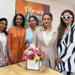 Namrata Shirodkar Instagram - Michelin level gourmet foods akin to the best health spas of the world… ! Right here at this fab place - Vibrant Living. Congratulations @vibrantlivingbysridevijasti! Seen you grow from the time you were working from home...Shine on ❤️❤️❤️ Loved the surprise lunch & catching up with the girl gang! @sudhareddy.official @malinipaidipally @sona.chatwani @dharichandanaias @avanthireddy @swathi.fineart