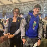 Namrata Shirodkar Instagram - Off he goes on his first cultural trip abroad...all on his own! It's almost like a part of me has left and there was this void I felt for the whole day up until he left and then it started to normalise... slowly... It’s a sad sad feeling which may never change till he’s back in our home and in front of our eyes ♥️♥️ Our little big boy has flown the nest ♥️♥️♥️ Wishing you a week of fun, happiness, adventure and above all finding yourself GG..😍😍😍 Hope this trip is totally worth it my baby... can’t wait to have you back ♥️♥️♥️ #Teens #Independence
