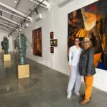 Namrata Shirodkar Instagram – Was great to have a private preview of #PareshMaity’s exhibition #InfiniteLight which is being presented by my close friend’s gallery @artmusings99. The exhibition opens on Monday! Be sure to catch this!! 😊