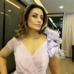 Namrata Shirodkar Instagram - The lilac way 💜💜💜 Love this gorgeous jumpsuit by @shriyasom