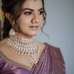 Namratha Gowda Instagram - ….. And then God stepped in. 🙏 PC: @umesh__photography___ MUA: @nikithareddy_artistry Blouse: @likitha_suresh_ Jewellry: @gajraj_jewellers