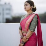 Namratha Gowda Instagram - Endless love for Mysore silk sarees. 🙈 Makeup and hair: @ck_studios26 @makeupby_tejashwini Jewellry: @thespatika PC: @umesh__photography___
