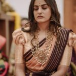 Namratha Gowda Instagram - I’m coming for everything I deserve. ✨ Jewelry: @gajraj_jewellers Makeup and hair: @makeoversbyamitha_lekha PC: @umesh__photography___