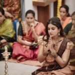 Namratha Gowda Instagram - 🙏 Makeup and hair: @makeoversbyamitha_lekha Jewellry: @gajraj_jewellers PC: @umesh__photography___