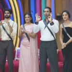 Namratha Gowda Instagram - A perfect day is when the Soul smiles 😊 Pls Vote and save her from this week's elimination!! She has entered 50 days successfully, let's make it 100 days & Finale!! That's only possible with all of your support!! @colorskannadaofficial @officialjiocinema Styling/assisted : @likitha_suresh_ Outfit: @clique_designerstudio #bbk10 #biggboss #season10 #colorskannada #jiocinema #namarathagowda #50days #kicchasudeep #relentkreationz