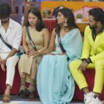 Namratha Gowda Instagram - History can never be written in advance... Her story cannot be predicted either😉 @colorskannadaofficial @officialjiocinema Assisted by: @likitha_suresh_ Wardrobe Courtesy: @chandana_soulcouture Accessories: @thespatika #bbk10 #biggboss #season10 #colorskannada #jiocinema #namrathagowda #relentkreationz
