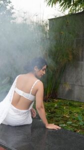 Nandini Rai Instagram - "Feeling ethereal in this white saree! ✨🤍 #ElegancePersonified #GracefulVibes #WhiteSareeLove #SareeSwag #ClassicLook"