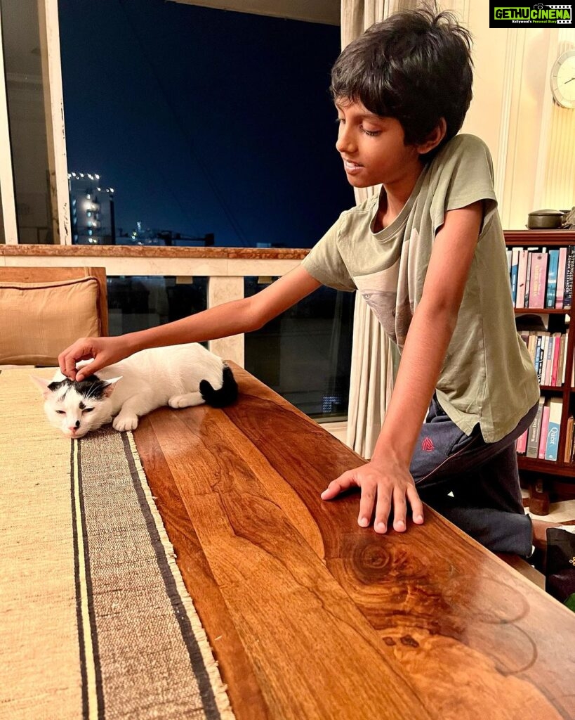 Nandita Das Instagram - What the day looks like - arranging books becomes reading time, then sushi making and playing with Ms. Miso. 1 hour job took 2 days but the stop overs were just as much fun as the final books that made it to the shelves.If you are wondering like me as to why are the books in a heap, I was told the the tall piles collapsed on each other! 🤦🏽‍♀ we took out a big box of books for a community library for kids who may never have access to such wonderful reads. Pass forward should be a way of life for all of us. I need to do more.