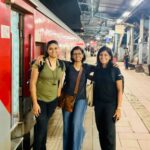 Nandita Das Instagram - After many many years, I took a train ride. While it’s my most favourite mode of transport, my hectic life has forced it to become the last option. It was a short trip from Mumbai to Vadodara and back, but was exciting enough to bring back many memories of the numerous train rides I took till I was about 25. It was also fun because I was with my team of young bright women who ended up teaching me some complex card games as we gobbled up yummy (but unhealthy!) local Gujju snacks. I would have liked to capture the moment in a photo but we forgot in the middle of having too much fun! In my excitement, I even took a Mumbai local train from Borivali to Bandra. It was faster, fun-er and lesser carbon footprint. Aur kya chahiye! @9garg @_srujanaaa_ @rishikabhiwaniwala