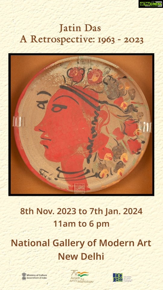 Nandita Das Instagram - Excited to share that my father, Jatin Das, will have his retrospective show of his lifetime’s work (60 long years!) at the National Gallery of Modern Art, New Delhi. From 8th November 2023 to 7th January 2024. Do come as and when you are in the city and please share widely. Thank you! @ngma_delhi #jatindas