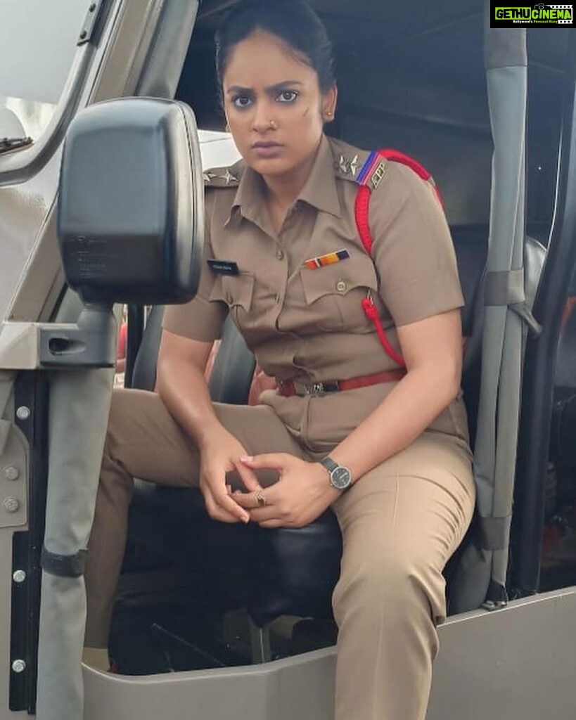 Nandita Swetha Instagram - From a simple girl to rough n tough girl role. This girl came long way❤❤❤ Do watch #mangalavaram in theatres from today. #actor #telugufilm #policerole #ajaybhoopathi
