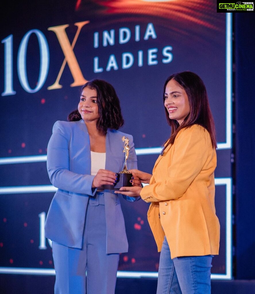 Nandita Swetha Instagram - 🎉👏 Shoutout to the incredible @nanditaswethaa , the 🔥 South Indian actress who's making waves in the Telugu film industry! 🌟 From carving a niche for herself to endorsing many renowned brands, she's truly an inspiration for women looking to build their empires from scratch. 🚀💪 We're beyond proud to honor her as one of our 10X Change Makers! 🏆✨ Nanditha, your journey is a testament to the power of determination and talent. 💃 Keep shining bright and breaking barriers, queen! 👑 We can't wait to see what amazing things you'll conquer in the future. 🌈💫 Cheers to your success and all the extraordinary moments yet to come! 🥂✨ #10XIndiaLadies #WomenEmpowerment #Influencer #SouthIndianActress #TeluguFilmIndustry #BrandAmbassador #Inspiration #SuccessStory