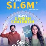 Naveen Instagram - Wow. We have crossed 1.6 million and racing towards 2 million in USA 🙏🔥❤️ Unstoppable 🔥Thank you so much Telugu audience everywhere. Thank you so much USA telugu audience . East coast west coast everywhere I love you guys. Come say hi this week USA. Mee magic andi idanta . Vinayaka chavithi subhakanshalu andariki. Thank you for this hattrick blockbuster. Enjoy #MissShettyMrPolishetty this festival with your families #GaneshChaturthi