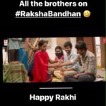 Naveen Instagram - All the brothers today on Rakhi 😂#happyrakshabandhan