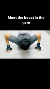 Naveen Instagram - This pandemic has been all about training . And when I am in the gym . Let me just say there is a beast in the gym #gym #showoff #beastmode