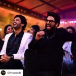 Naveen Instagram - Another special moment. When Jogipet Srikanth met Pushpa . @alluarjunonline Garu’s magic in the film ‘Arya’ left a deep impact on me as a boy wanting to be an actor. That film made me want to be a part of films. So it was beautiful to be sharing my Best Actor award moment with him. His kind words will stay with me for a lifetime. A night of unlimited laughter :) The boy from the front row seats in that show of ‘Arya’ is still whistling for you ❤️ #siima #jathiratnalu #pushpa
