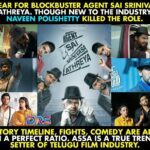 Naveen Instagram – 1 year since Agent Sai Srinivasa Athreya released. Wow. The power of audience. My job is to work hard on my craft. If awards are given great. But there is no greater award than this kind of love and support from u guys. Together we will do great things. The real stars my director @rsjswaroop ,our rock star producer @rahulyadavnakka if you liked the score by @mark_k_robin, the awesome camera work by @sunnykurapati , the awesome @shrutiisharmaa as Sneha , our editor Amit & entire team. It’s become the Most rated Telugu film on Prime. It’s at No 7 in Imdb top 50 Telugu films of all time. If u haven’t seen Agent yet meeru naaku konchem takkuva call cheyandi ra. My next film Jaathi ratnalu ki Baddalu aipoye background music, special effects chala unnayi. Memu plan chestunamu Corona ni champesi vacheyandi brother. AlaTheatresLo #1YearForASSA #AgentSaiSrinivasaAthreya