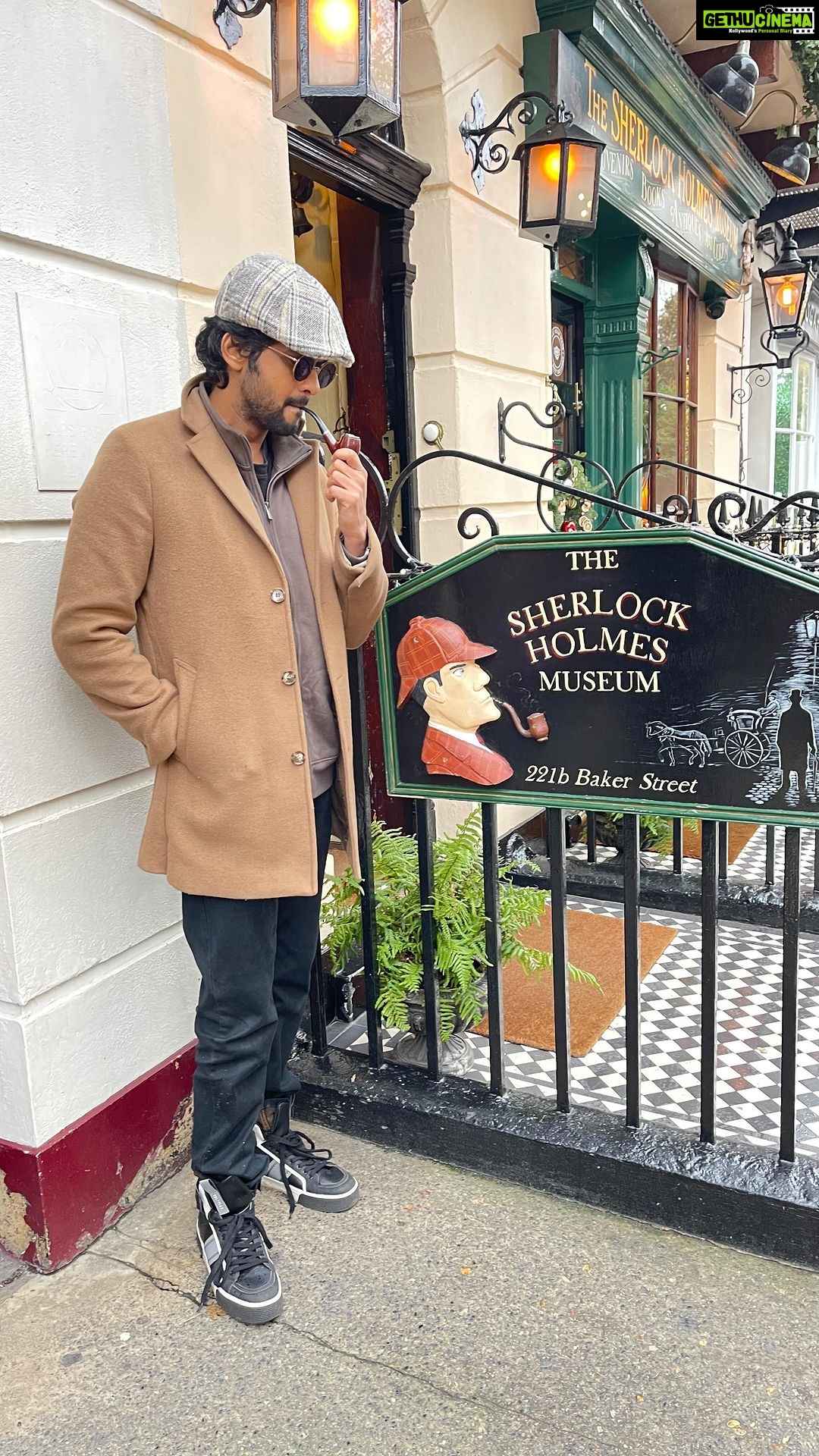 Naveen - 218.1K Likes - Agent Sai Srinivasa Athreya meets Sherlock Holmes at 221B Baker street London 😜 as #AgentSaiSrinivasaAthreya marks 4 years today. Is Agent working on an international case 😉 Thank you each and everyone for the humongous love for this film ❤️ @rsjswaroop @lukecarson_123 #FBINellore