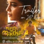 Naveen Chandra Instagram - Guys can't wait you all to watch the trailer.Excited!!♥️🎵🎶 Get ready for the most honest love story ever ❤️ #MonthOfMadhu Theatrical Trailer out on September 26th ❤️‍🔥❤️‍🔥 Grand Release Worldwide on 6th October 💞 @naveenchandra212 @swati194 @shreya_navile @harshachemudu @srikanth_nagothi @yash_9 @sumanth_dama @raghu_varma_peruri @raviperepu @rajeevdharavath @director_sudheer_k_k @kk_writer1 @chandramouli_eathalapaka @srihithakotagiri @rekhaboggarapu @prasanna.dantuluri @murdrfce @anilandbhanu @manjulaghattamaneni @gnaneswari_kandregula @raja.chembolu @ruchithasadineni @mouryasiddavaram @rudraghav @ravis.mantha @kalyan_santhosh8 @chaitu_babu @bhooshan_boo @dil_is_here @ashwin89d @vinodbangarri @vijayanands_ @k_balakrishna_reddy @varkey91 @jitindavid @cophixbeauty @krishivproductions @saregamatelugu @youwemediamonthofmadhu