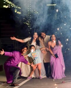 Nayani Pavani Instagram - Beautiful Diwali with Beautiful people ❤️🪔💥 
This diwali brings eveyone peace and success😇
My favorite @lasyamanjunath I love you 🫂

Outfit : @parisadesigners