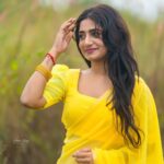 Nayani Pavani Instagram - 💛 📸 : @greeshraaga_photography Outfit : @pari.designers_ #nayanipavani