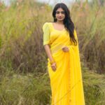Nayani Pavani Instagram - 💛 📸 : @greeshraaga_photography Outfit : @pari.designers_ #nayanipavani