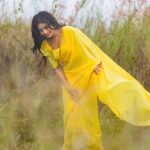 Nayani Pavani Instagram - 💛 📸 : @greeshraaga_photography Outfit : @pari.designers_ #nayanipavani