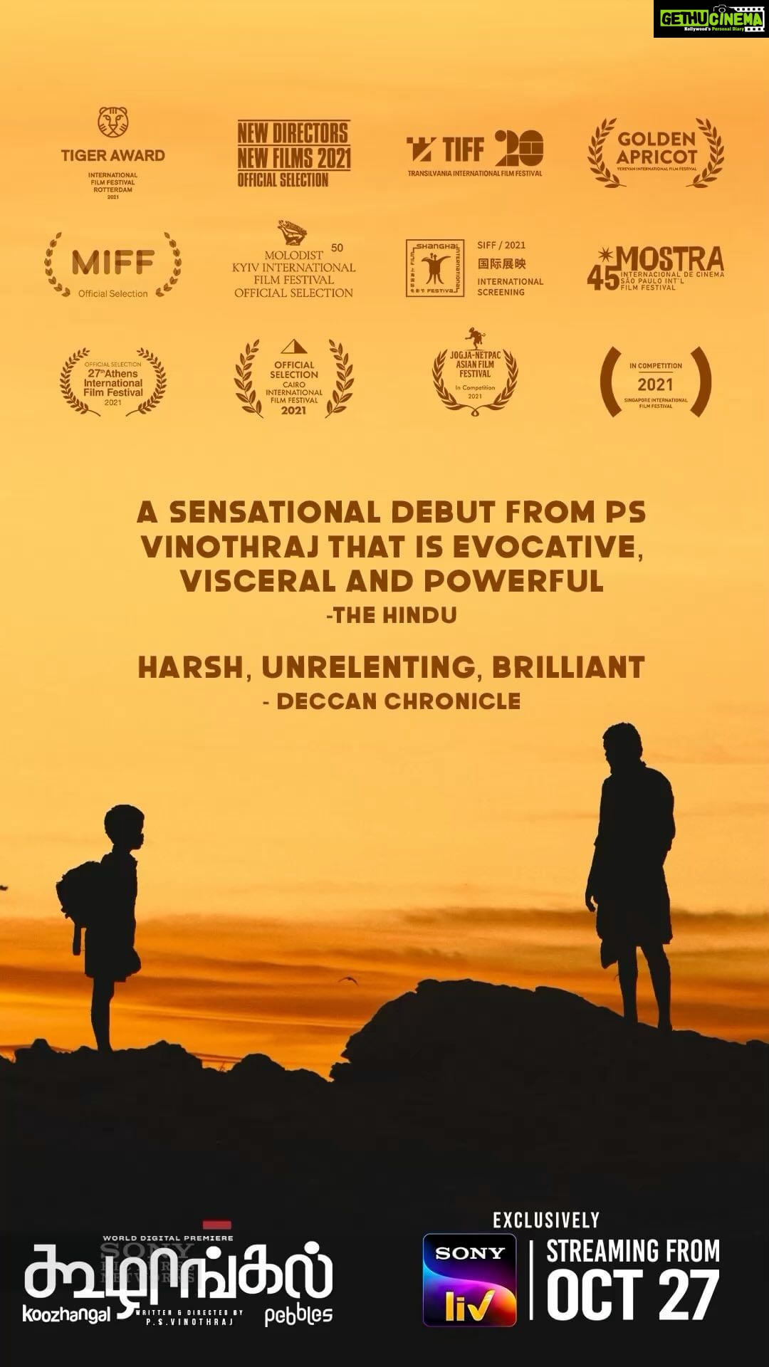 Nayanthara Instagram - KOOZHANGAL- The film that we are so proud of 😇😇 The rage, the heat, the revenge! Join the father-son duo on a journey to unravel the complexity of an unseen rural lifestyle. Koozhangal streaming from October 27 EXCLUSIVELY ON Sony LIV #Koozhangal #Pebbles #SonyLIV #KoozhangalOnSonyLIV #PebblesOnSonyLIV @psvinothraj @wikkiofficial @nayanthara @therowdypictures @vignesh_kumulai @Che_Parthi.Dop @itsyuvan @the_cuts_maker @hari_pebbles