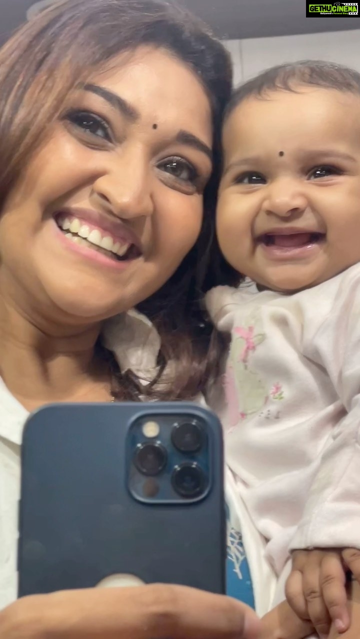 Neelima Rani Instagram - My first post goes from my gallery! Unshared picture of me n my lil Angel for the sets of Rudhran 🥰 welcome to N FAMILY