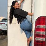 Neeru Bajwa Instagram - Step into your van as “yourself” Step out as “someone else” #vanitydiaries #shayar 💕 #april19 #actor #prepares