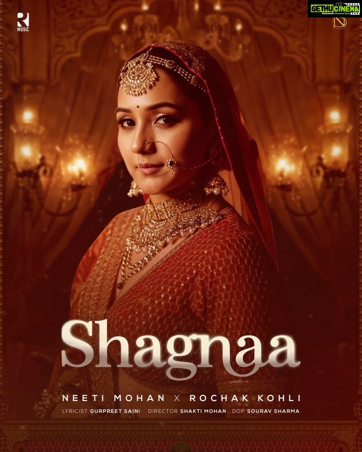 Neeti Mohan Instagram - Join me on this heartfelt journey of Love 🎵❤️ So excited to share “Shagnaa” with you all! OUT TOMORROW 27 th Oct! @neetimohan18 @rochakkohli @ghuggss @mohanshakti @nihaarpandya @souravsharmaofficial @adityadevmusic @rmusiclabel . . . . . #Shagnaa #Neetimohan #Rochakkohli #Surneeti #WeddingSong #BridalSong #BrideToBe #WeddingMusic #TearsOfJoy #LoveAndWedding #SoulfulMelody #HeartfeltLyrics #EmotionalMoments #LoveStory #EmotionalJourney #SongRelease #NewMusicAlert