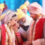 Neeti Mohan Instagram - These pictures popped up on my phone today. How I wish to Recreate and Relive these moments again. Lets get married again @nihaarpandya 🥹 Not an anniversary post!