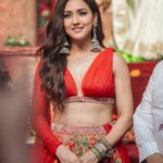 Neeti Mohan Instagram - Me doing Garba things ❤️ Styling - @shreyandurjastyle Outfit - @aayushimaniarofficial Jewellery - @_phullara_ @the_beta_girl Glam - @ritickasjalan @reshmakhan_hair 📷 - @souravsharmaofficial