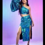 Neeti Mohan Instagram - Weekend Blues 💙 Styling - @shreyandurjastyle Outfit : Custom @shaberryofficial Jewels @ishkaara_ Heels : @theorohlife Glam team - @dwyessh_hairwizard @rasilaravariamua @ritickasjalan Photographer - @souravsharmaofficial