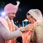 Neeti Mohan Instagram - These pictures popped up on my phone today. How I wish to Recreate and Relive these moments again. Lets get married again @nihaarpandya 🥹 Not an anniversary post!