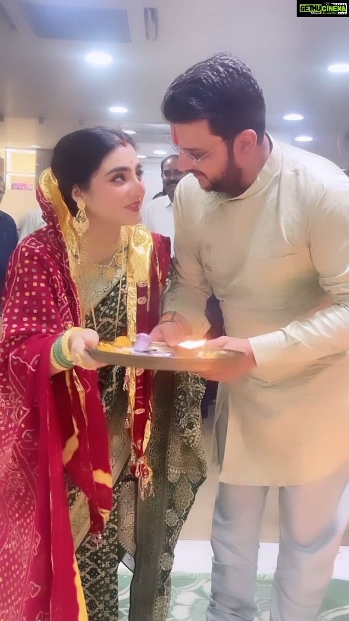 Neha Marda Instagram - Mere RAM aagaye 🙏 @aayushman9 @anaya_.agrawal