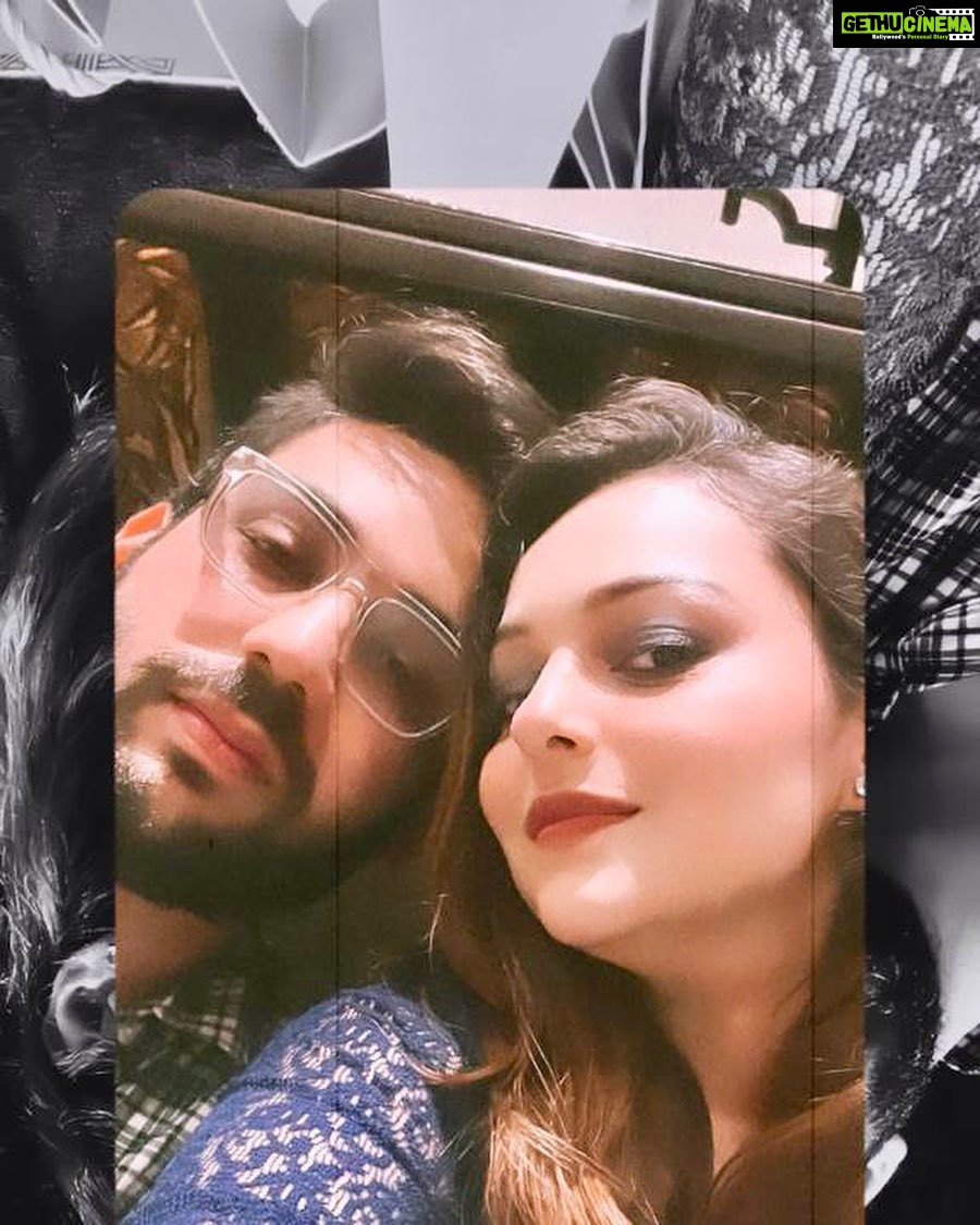Nehalaxmi Iyer Instagram - You are the most amazing thing that has ever happened to me ❤️ Happy birthday to my forever love and my goofy partner in crime @nehalaxmi_ ❤️🍾🥂🎊 Also I want to remind you on this day that I love you the most ❤️❤️ . . . . . #ruha #birthday #love #couplegoals